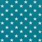 Preview: Jersey Swafing - Sterne - 3,5 cm - Petrol